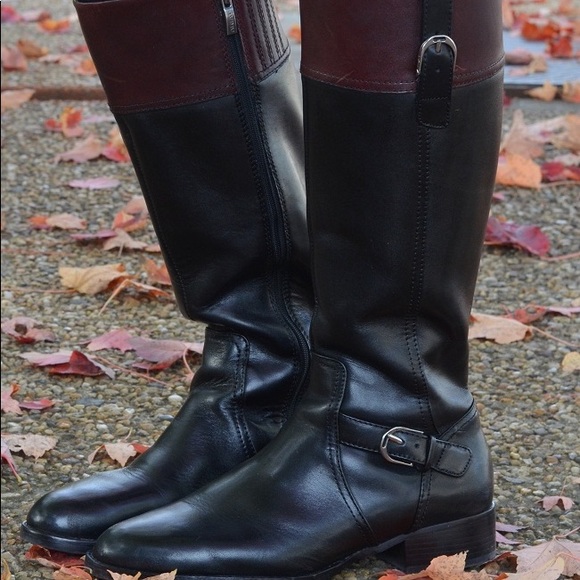 Ariat York Women’s Color Block Tall Riding Boots 7.5B - Picture 2 of 16